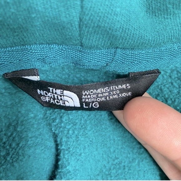 The North Face Teal Pullover Never Stop Exploring Hoodie L - Picture 3 of 15